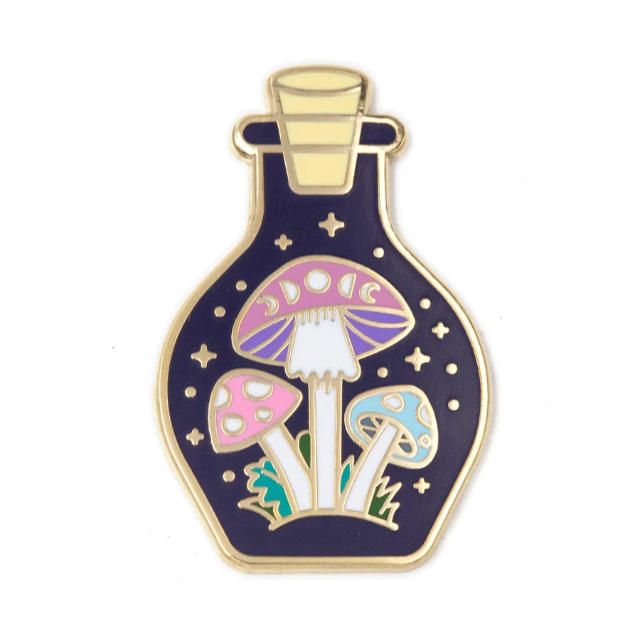 Mushroom Colony Enamel Pin These Are Things Clothing/Accessories