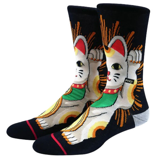 Paws Of Luck Crew Socks Pyvot Clothing/Accessories