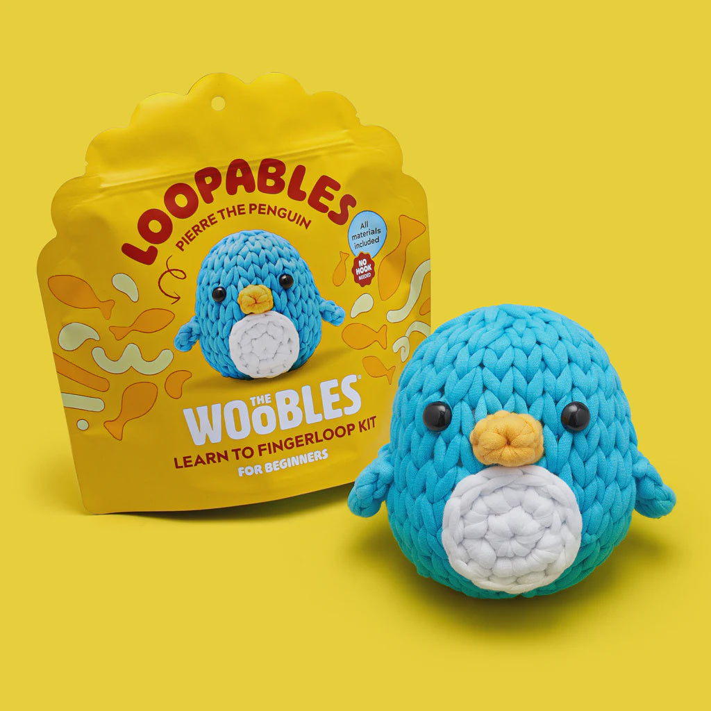 Pierre the Penguin Woobles Beginner Loopables Kit The Woobles Projects/Kits