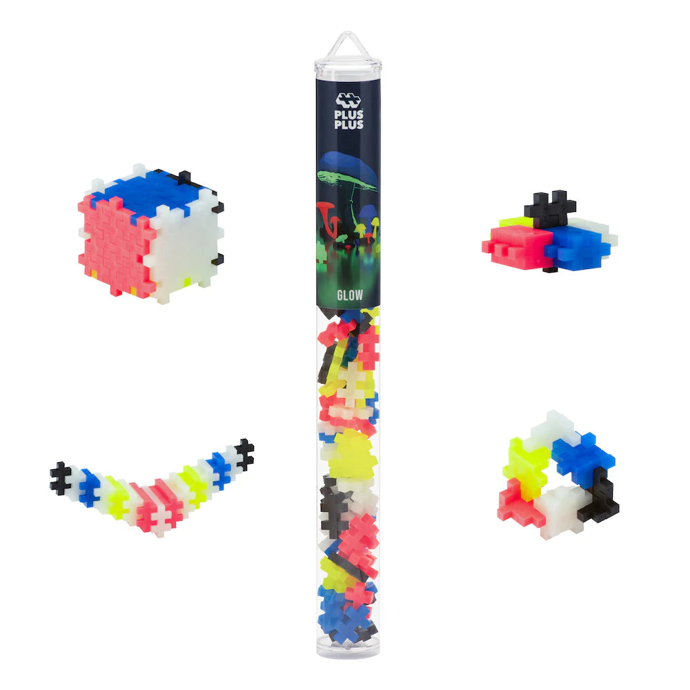 Plus-Plus: Glow Mix 70 pc. Tube Plus-Plus Puzzles/Playthings