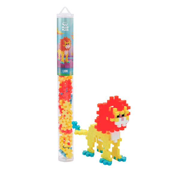 Plus-Plus: Lemon Lion 70 pc. Tube Plus-Plus Puzzles/Playthings
