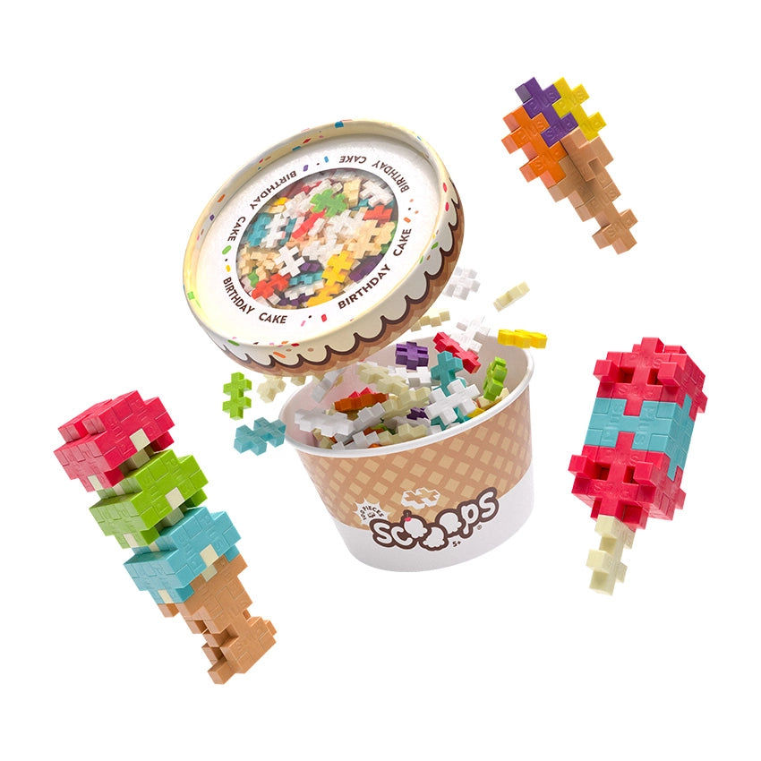 Plus-Plus Scooops - Birthday Cake Plus-Plus Puzzles/Playthings