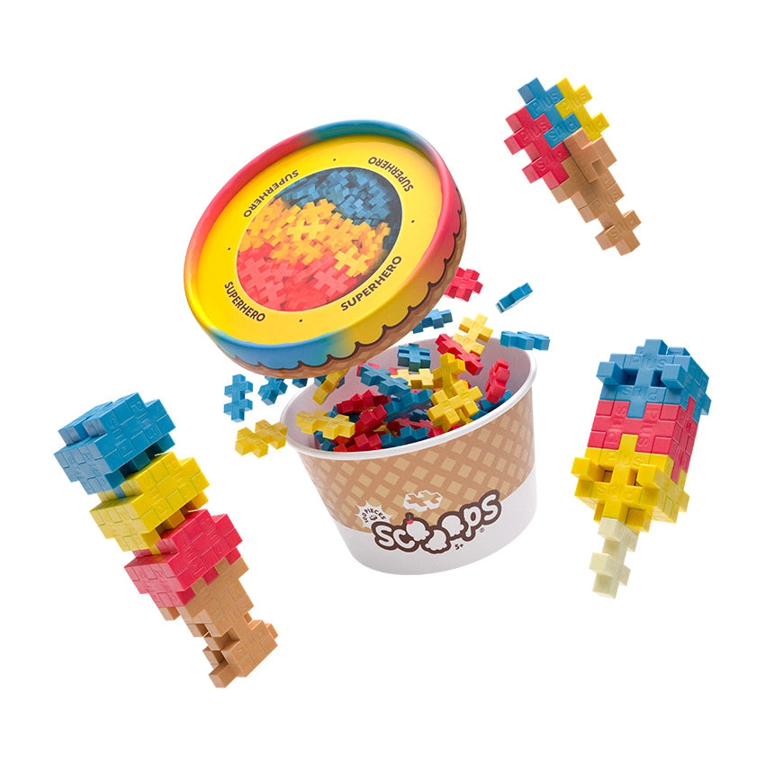 Plus-Plus Scooops - Superhero Plus-Plus Puzzles/Playthings