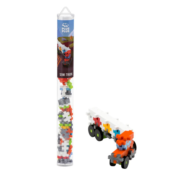 Plus-Plus: Semi Truck 70 pc. Tube Plus-Plus Puzzles/Playthings