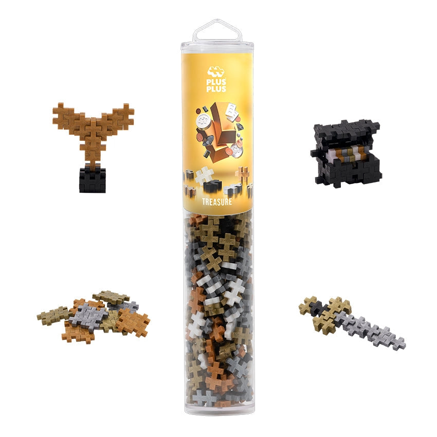 Plus-Plus: Treasure 240 pc. Tube Plus-Plus Puzzles/Playthings