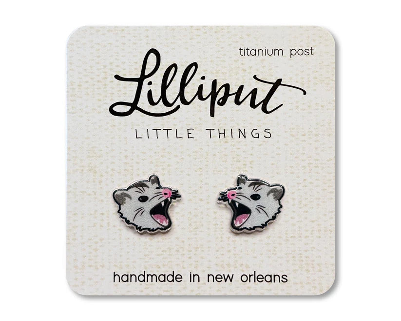 Possum Earrings Lilliput Little Things Clothing/Accessories