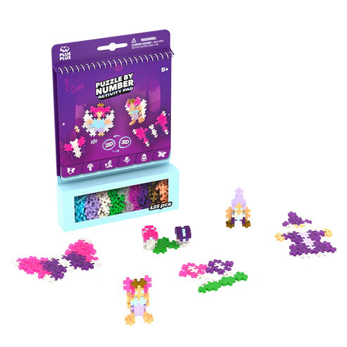 Puzzle By Number Activity Pad - Enchanted Forest Plus-Plus Puzzles/Playthings