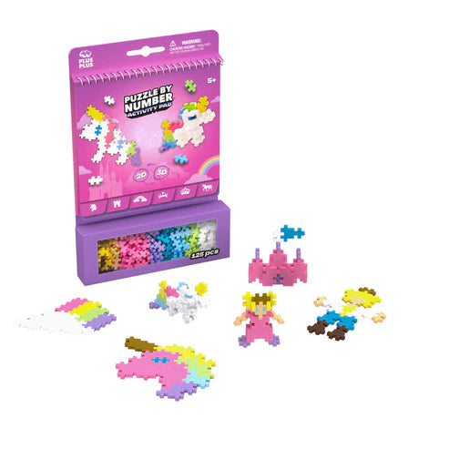 Puzzle By Number Activity Pad - Fairytale Plus-Plus Puzzles/Playthings