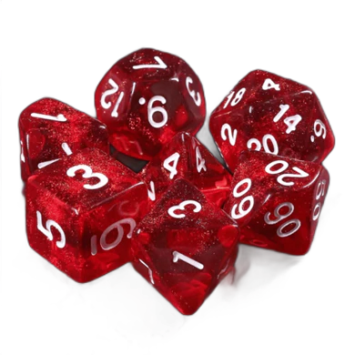 Rabbit's Eye Dice Set HD Dice / Hengda Mfg. Dice