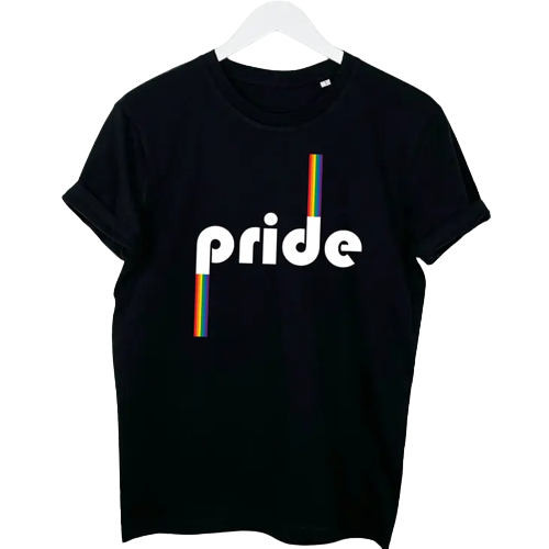 Rainbow Retro Pride T-Shirt Lovetree Design Clothing/Accessories