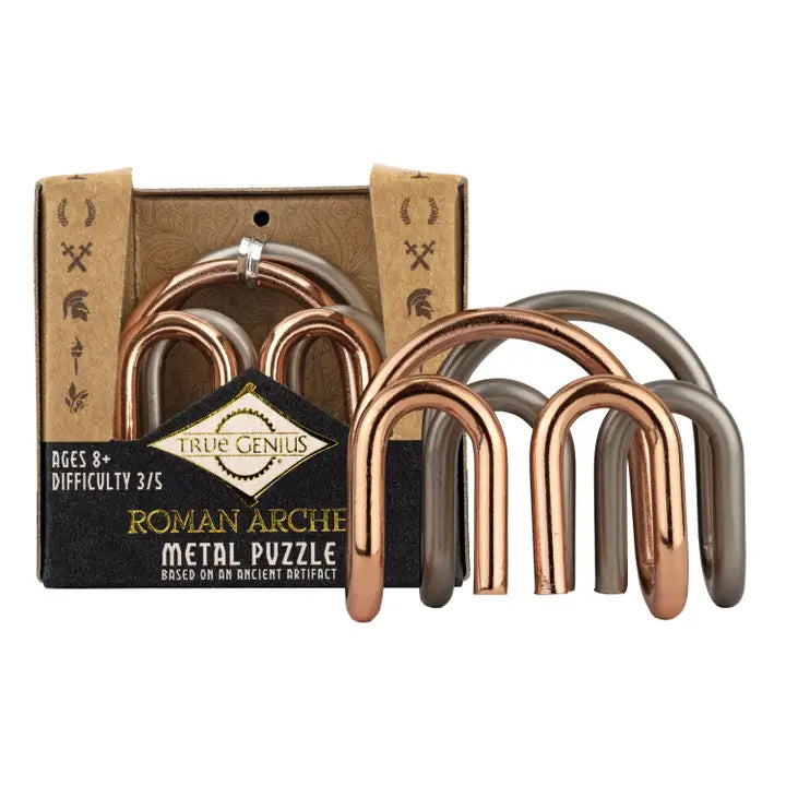 Roman Arches Metal Puzzle Project Genius Puzzles/Playthings
