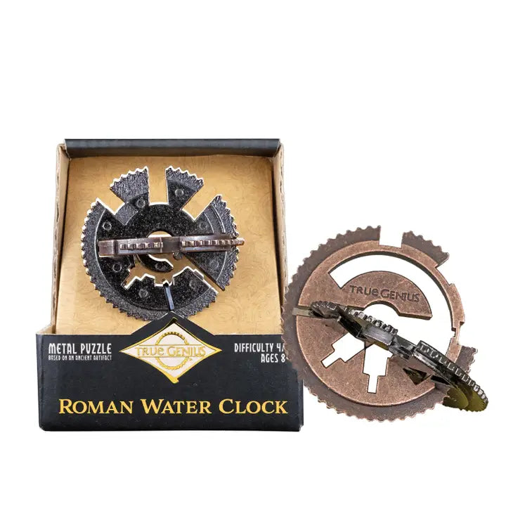 Roman Water Clock Metal Puzzle Project Genius Puzzles/Playthings