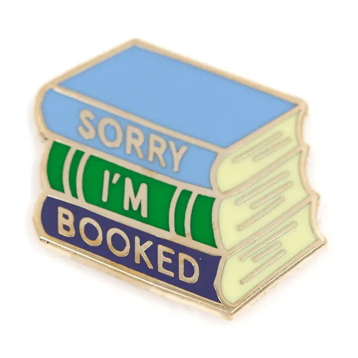Sorry I'm Booked Enamel Pin These Are Things Clothing/Accessories