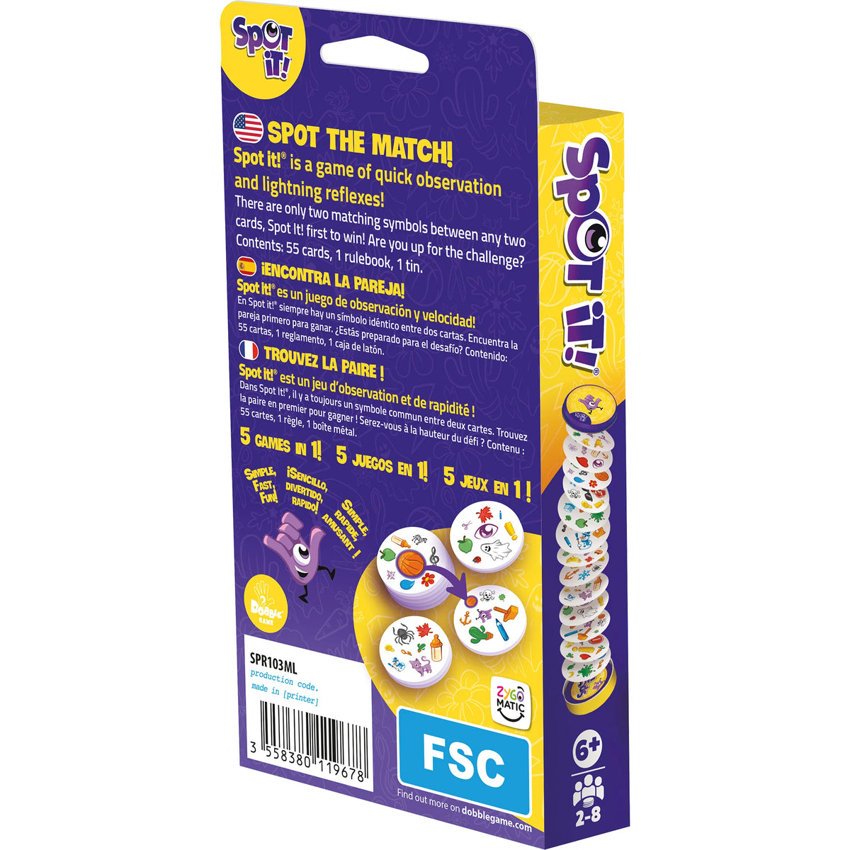 Spot It! Classic (Eco-Blister) Zygomatic Games Board Games