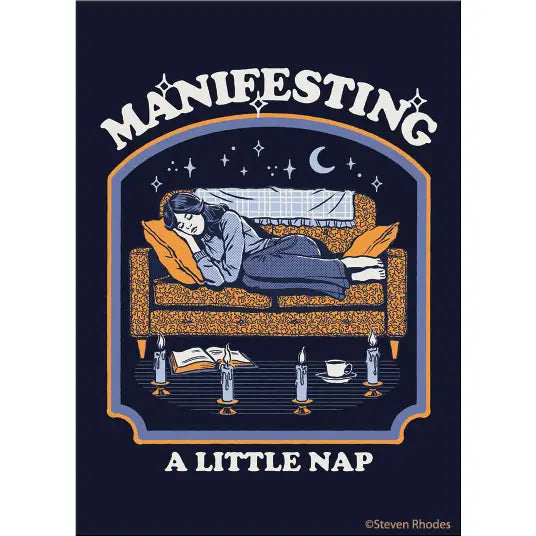 Steven Rhodes Magnet: Manifesting A Little Nap Ephemera Home Decor/Kitchenware