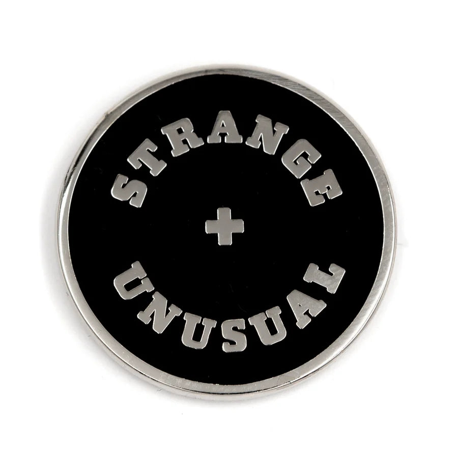 Strange and Unusual Circle Enamel Pin These Are Things Clothing/Accessories