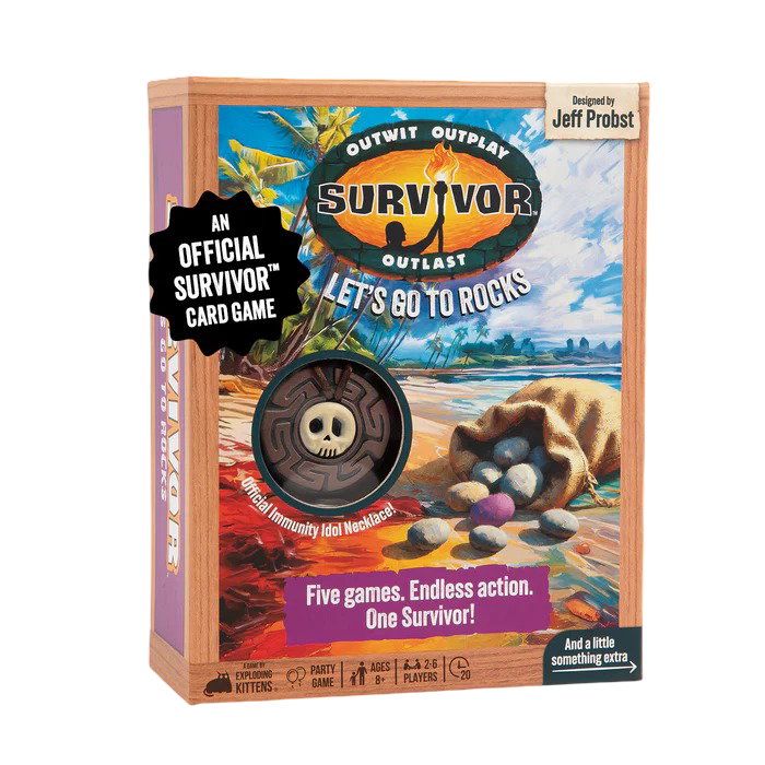 Survivor: Let's Go To Rocks Exploding Kittens Games Board Games