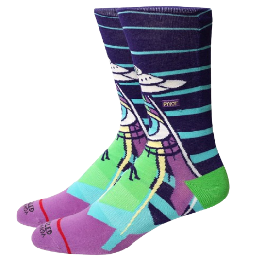 Taken by Money Crew Socks w/Hidden Pocket Pyvot Clothing/Accessories