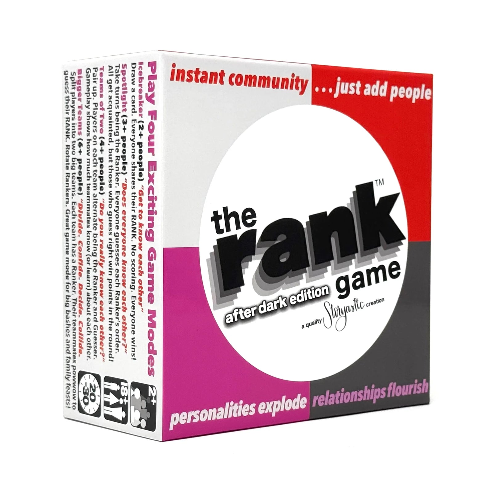 The Rank Game: After Dark Storyastic Board Games