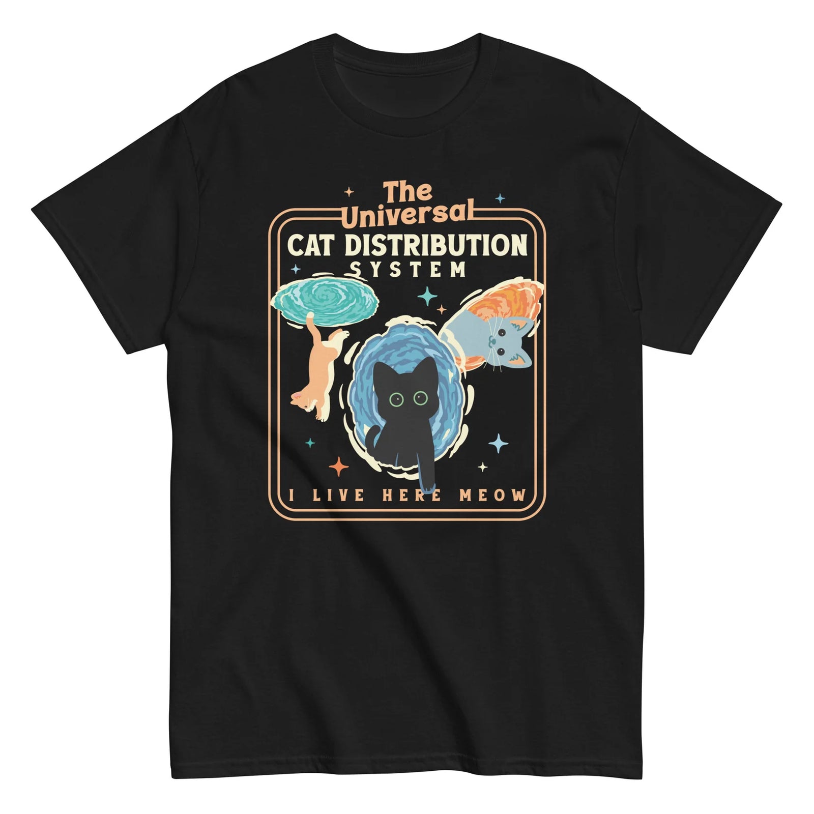 The Universal Cat Distribution System T-Shirt Snorgtees Clothing/Accessories