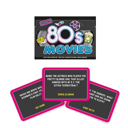 Trivia: Awesome 80's Movies Trivia Gift Republic Board Games