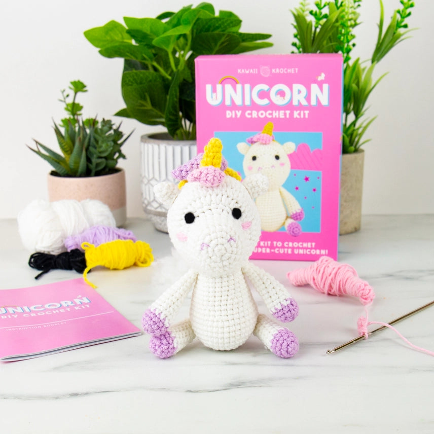 Unicorn DIY Crochet Kit Gift Republic Projects/Kits