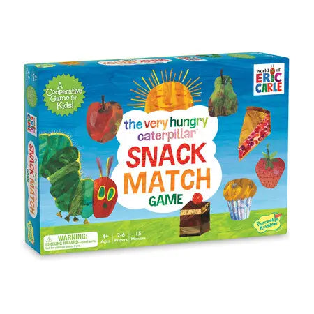 Very Hungry Caterpillar Snack Match Peaceable Kingdom Board Games