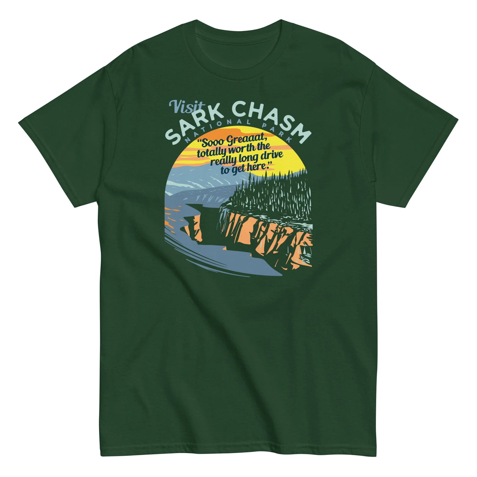 Visit Sark Chasm T-Shirt Snorgtees Clothing/Accessories