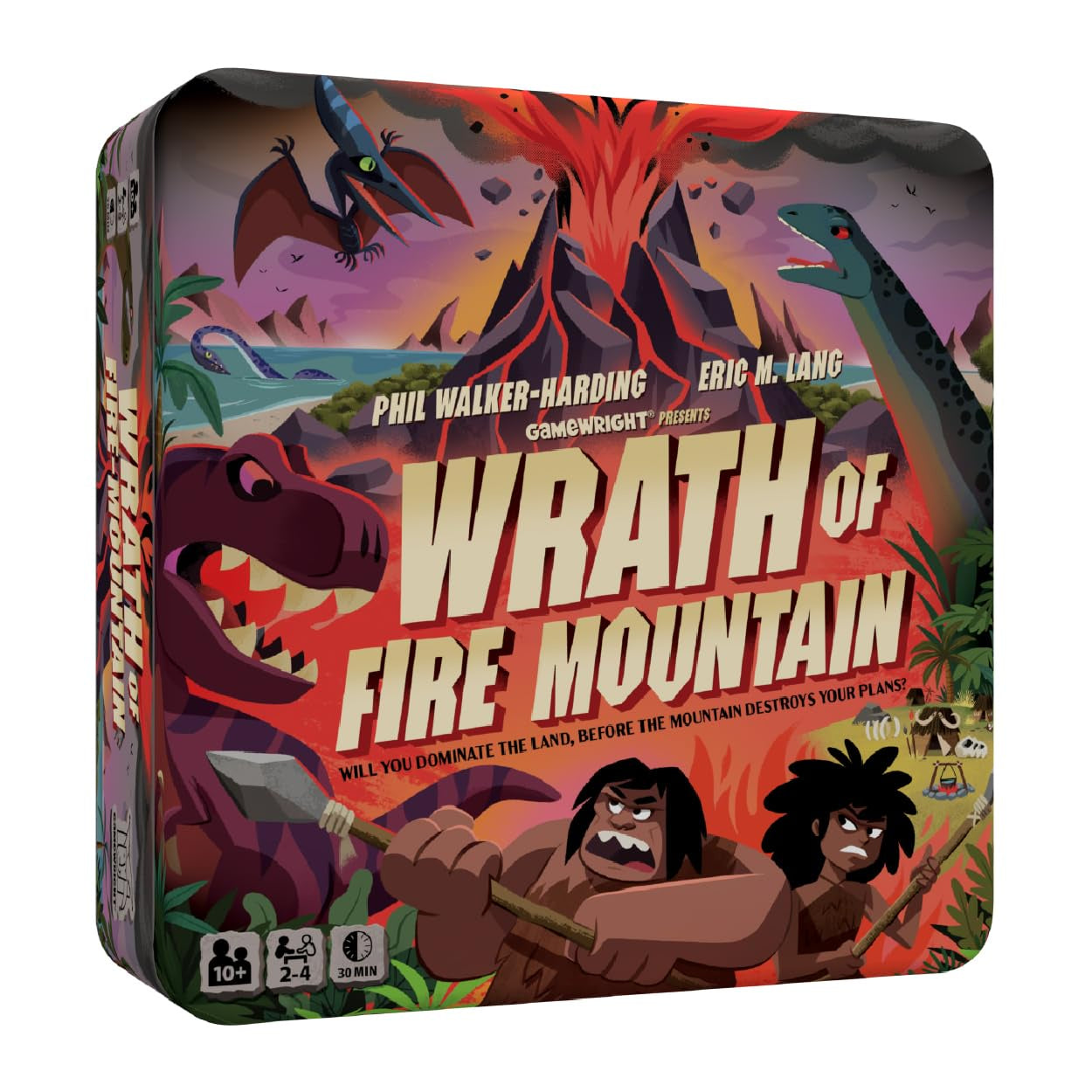 Wrath of Fire Mountain Tin Gamewright Board Games
