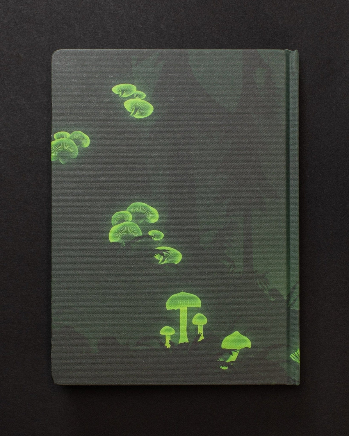 Dark Matter Hardcover Notebook: Bioluminescent Mushrooms