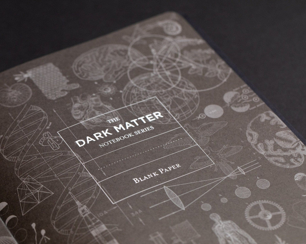 Dark Matter Hardcover Notebook: Bioluminescent Mushrooms