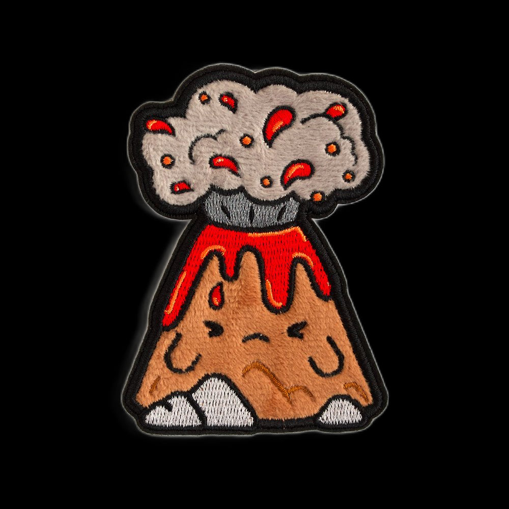 Grumble Volcano Embroidered Patch