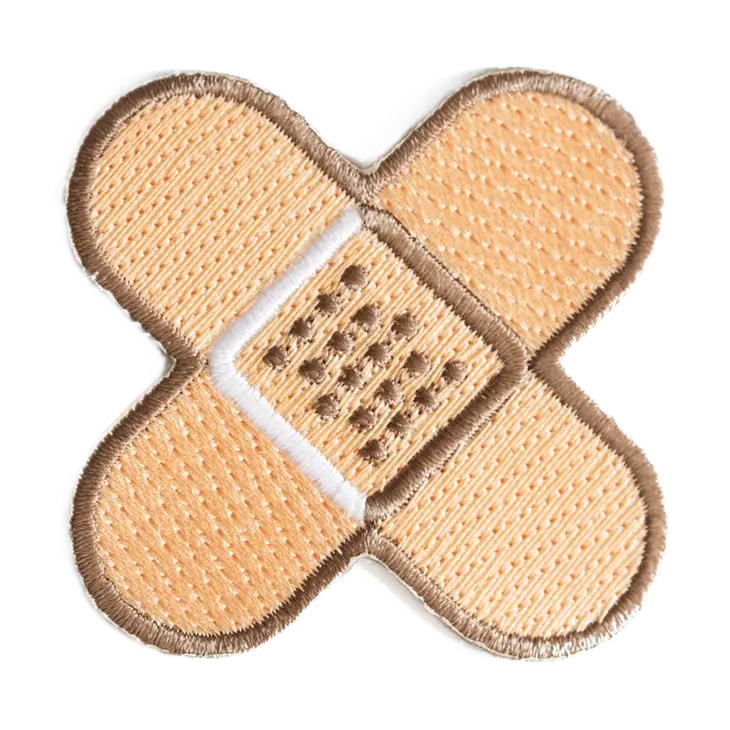 Bandage Embroidered Patch