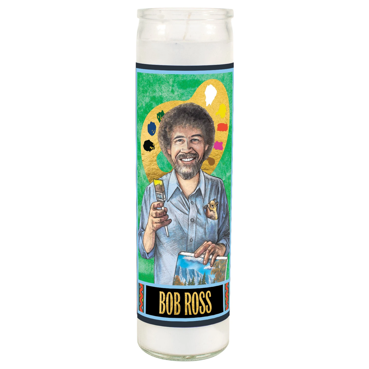 Secular Saint Candle: Bob Ross