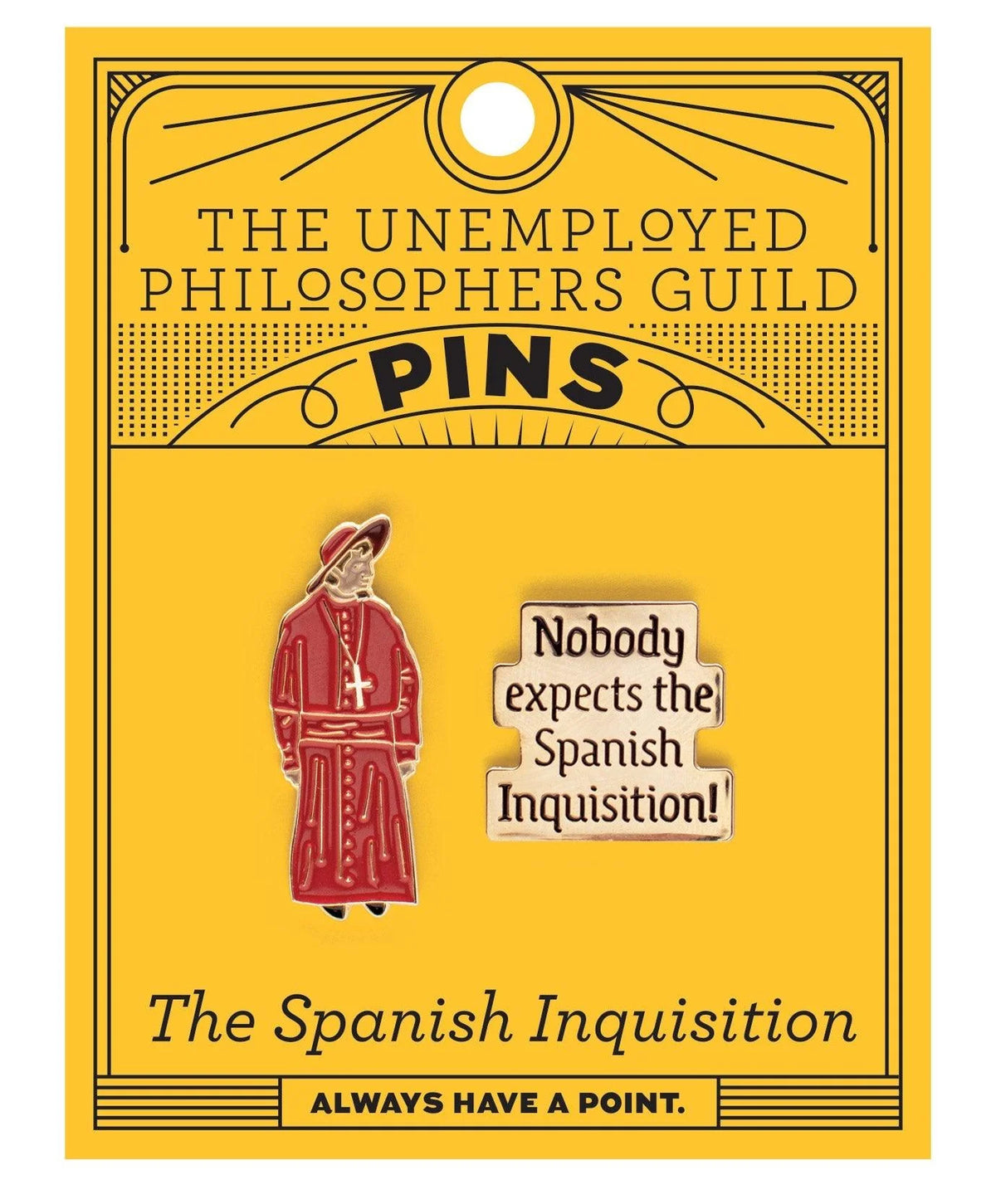 Monty Python: Spanish Inquisition Enamel Pins Set
