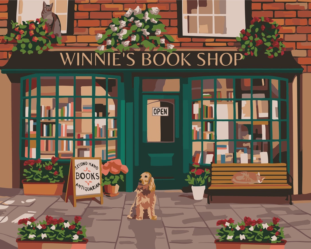 Winnie&#39;s Book Shop - Paint by Numbers Kit