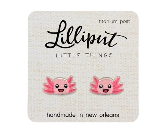 Axolotl Earrings Lilliput Little Things Clothing/Accessories