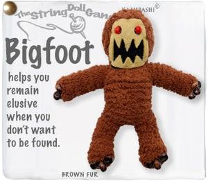 Bigfoot String Doll Keychain Kamibashi Clothing/Accessories