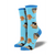 Cat in a Box socks - blue - womens Sock Smith Clothing/Accessories