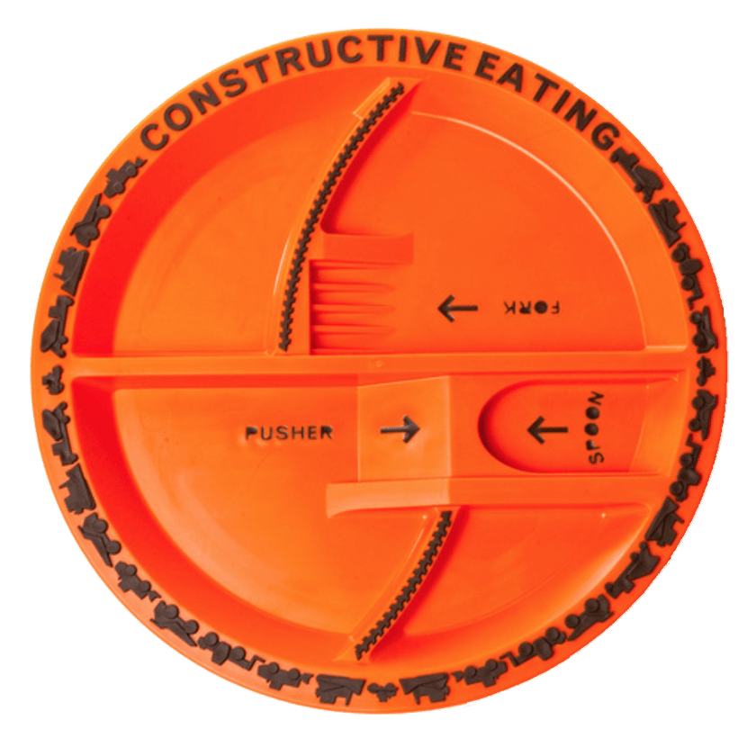 Construction Plate Constructive Eating Home Decor/Kitchenware