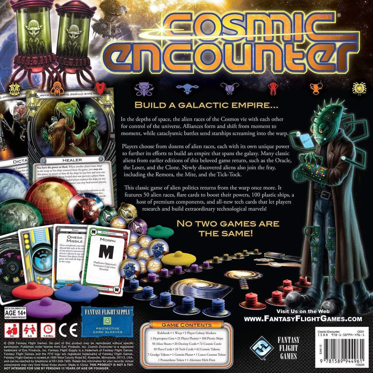 Cosmic Encounter ACD Distribution Board Games