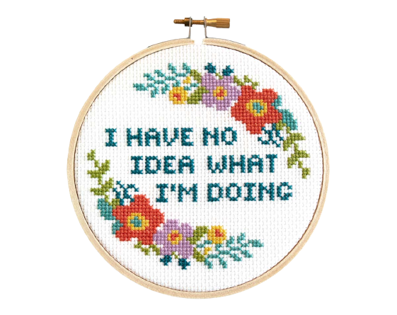 Cross Stitch Kit: No Idea The Stranded Stitch Projects/Kits