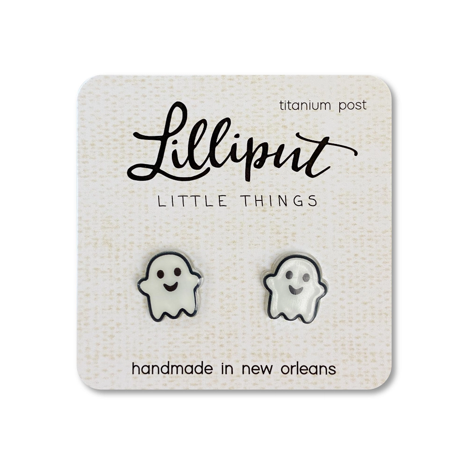 Cute Ghost Earrings Lilliput Little Things Clothing/Accessories