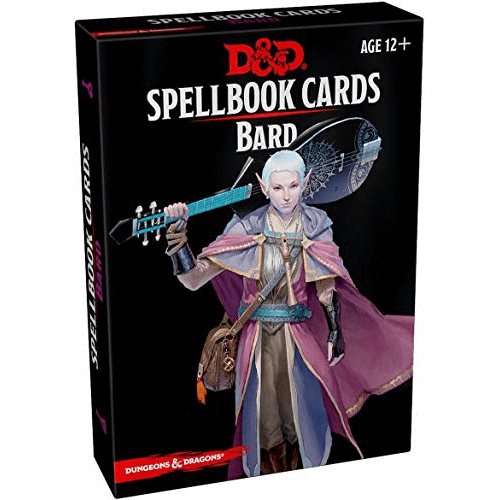 D&D Spellbook Cards: Bard deck Wizards of the Coast Board Games