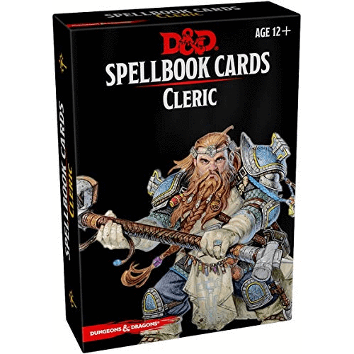 D&D Spellbook Cards: Cleric deck Wizards of the Coast Board Games