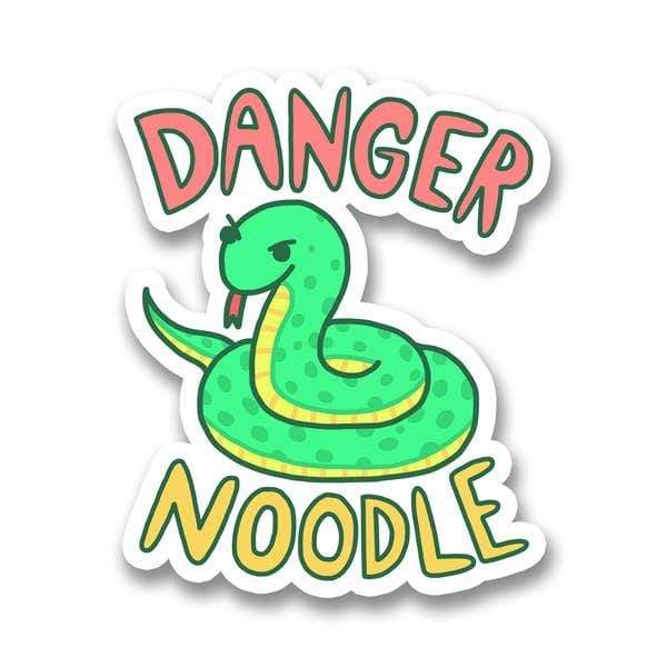 Danger Noodle Snake vinyl sticker Turtle's Soup Paper Products