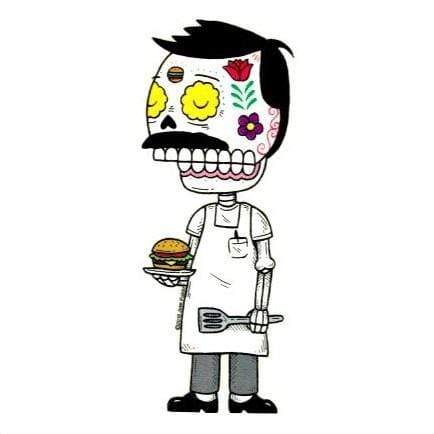 Day of the Dead Sticker: Bob Belcher Fresh Prints Of Ct Paper Products
