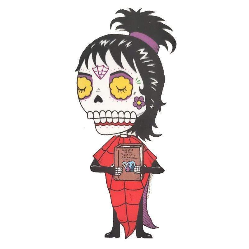 Day of the Dead Sticker: Lydia Deetz Fresh Prints Of Ct Paper Products