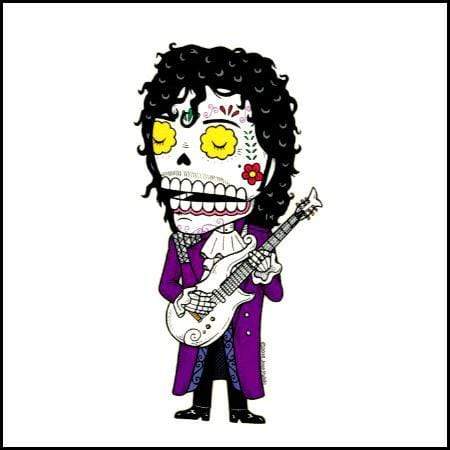Day of the Dead Sticker: Prince Fresh Prints Of Ct Paper Products