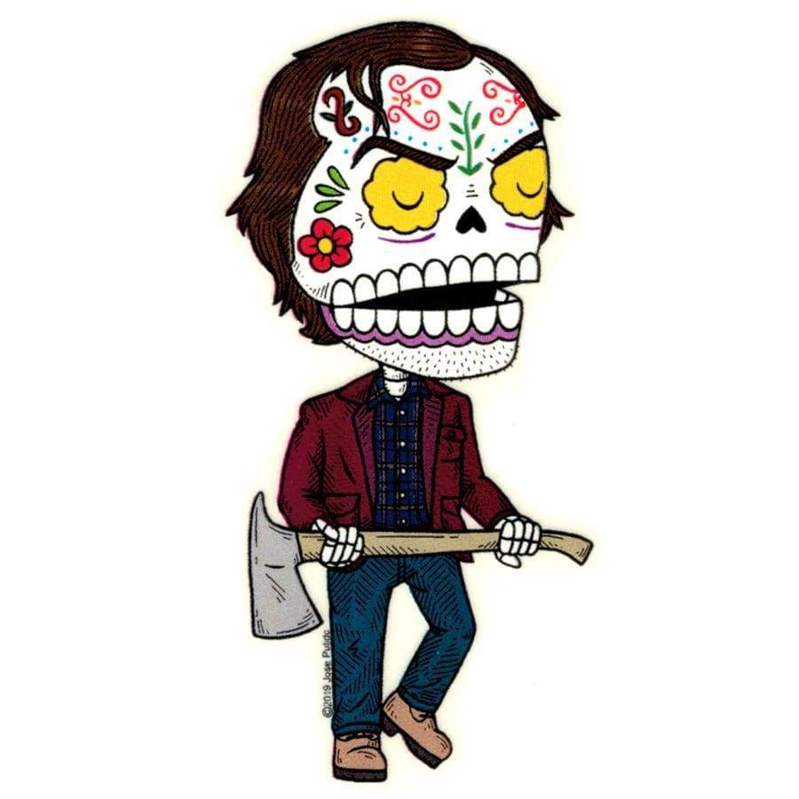 Day of the Dead Sticker: Shining Jack Fresh Prints Of Ct Paper Products